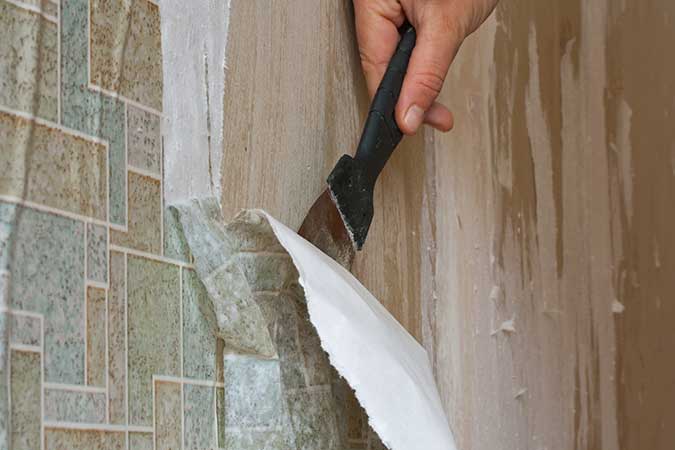 Rockwall Wallpaper Removal