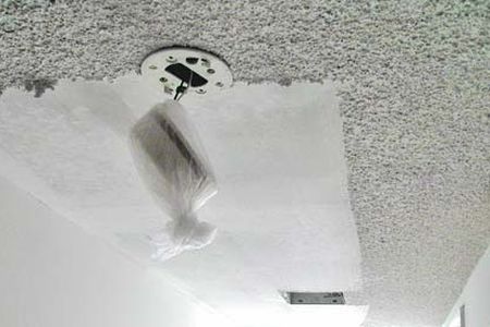 Popcorn ceiling removal